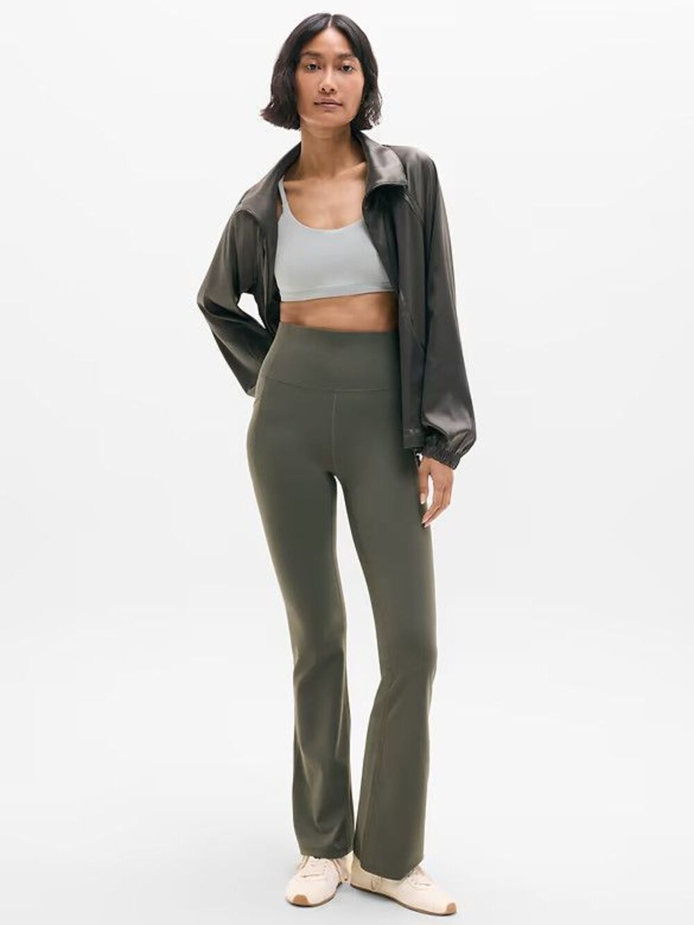 Athleta Salutation Stash Flare Pant Jungle #1174492